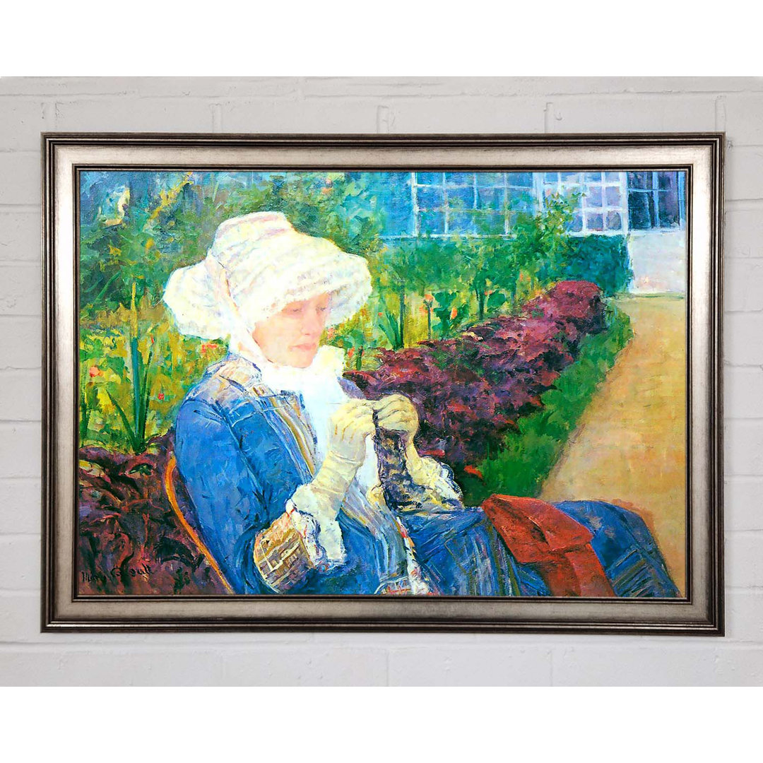 Mary Cassatt Lydia im Garten von Marly - Einzelne Bilderrahmen Kunstdrucke