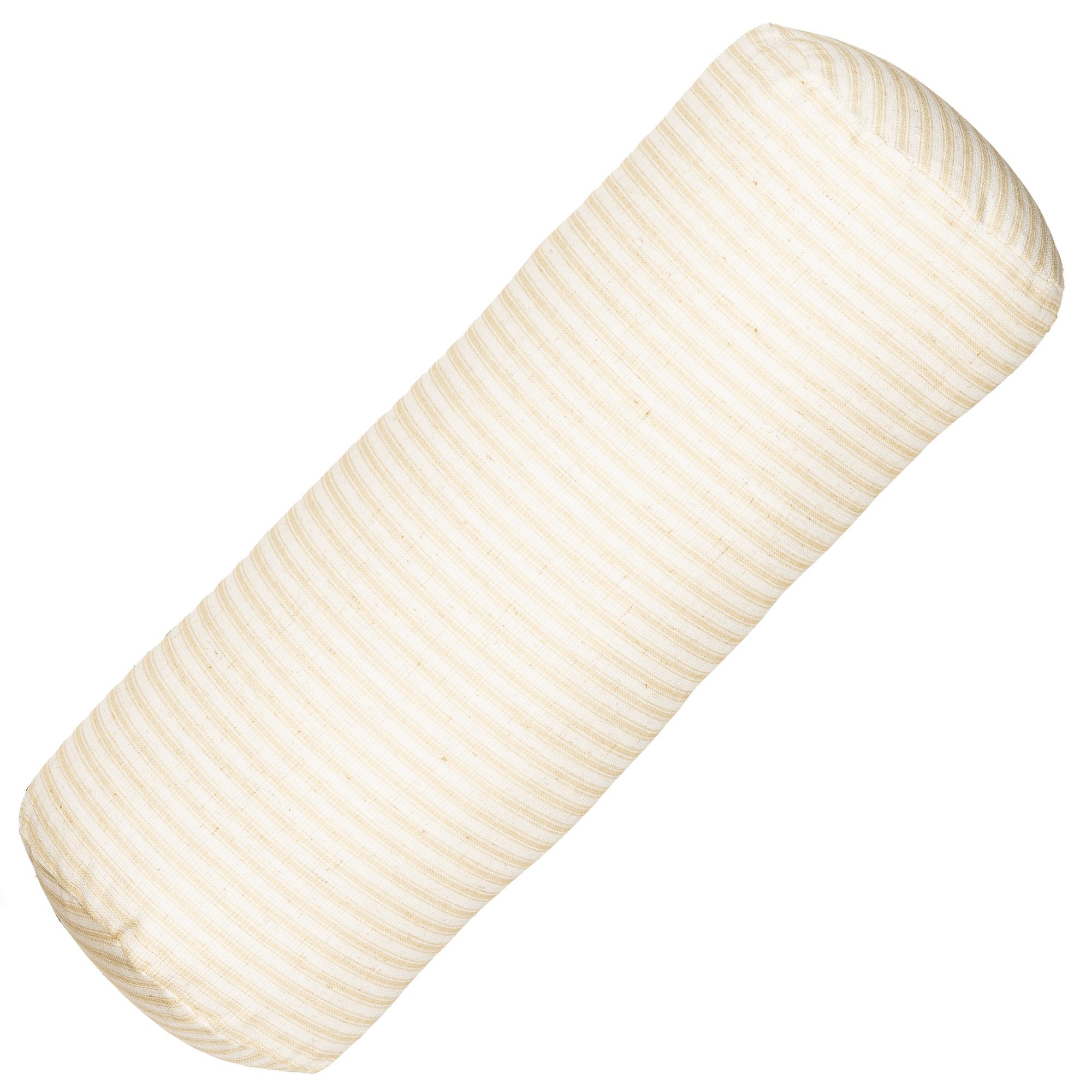 Classic Stripe Butter Accent Throw Pillow, Bolster 8"H x 21"W, Polyester