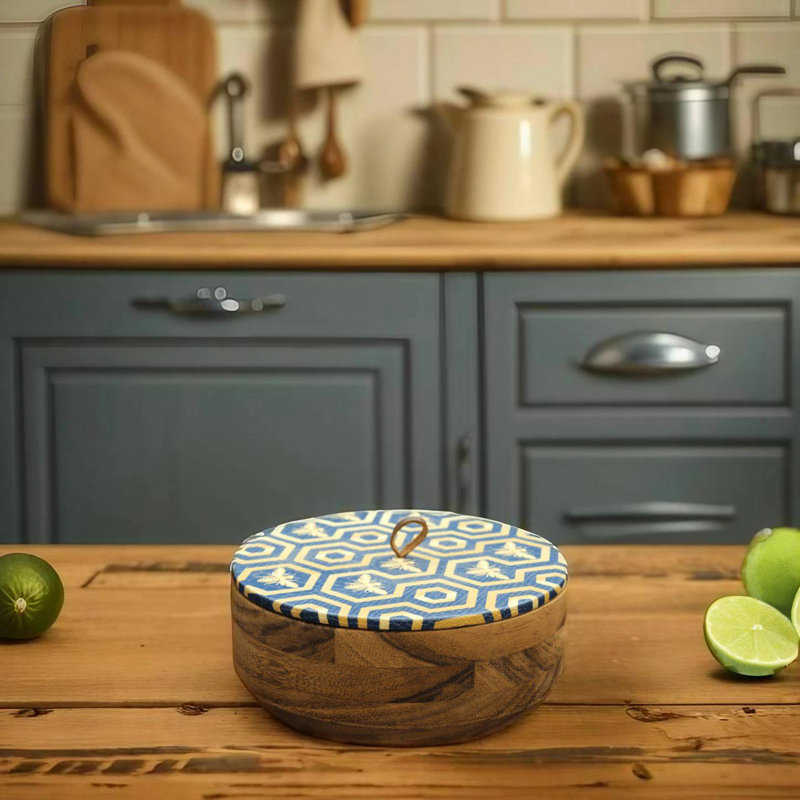 Support à tortilla bleu