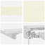 VidaXL Retractable Patio Awning-124587560-124587561