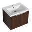 Armoire de salle de bain avec lavabo, portes à fermeture en douceur, fixation flottante, 24 po pour petite salle de bain