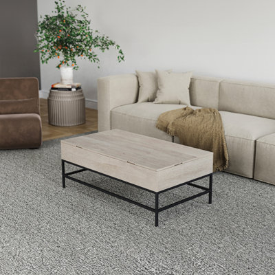 Table basse à plateau relevable