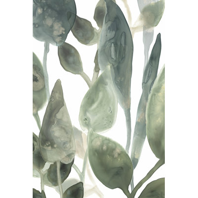 Water Leaves IV by June Erica Vess - Wrapped Canvas Art Prints