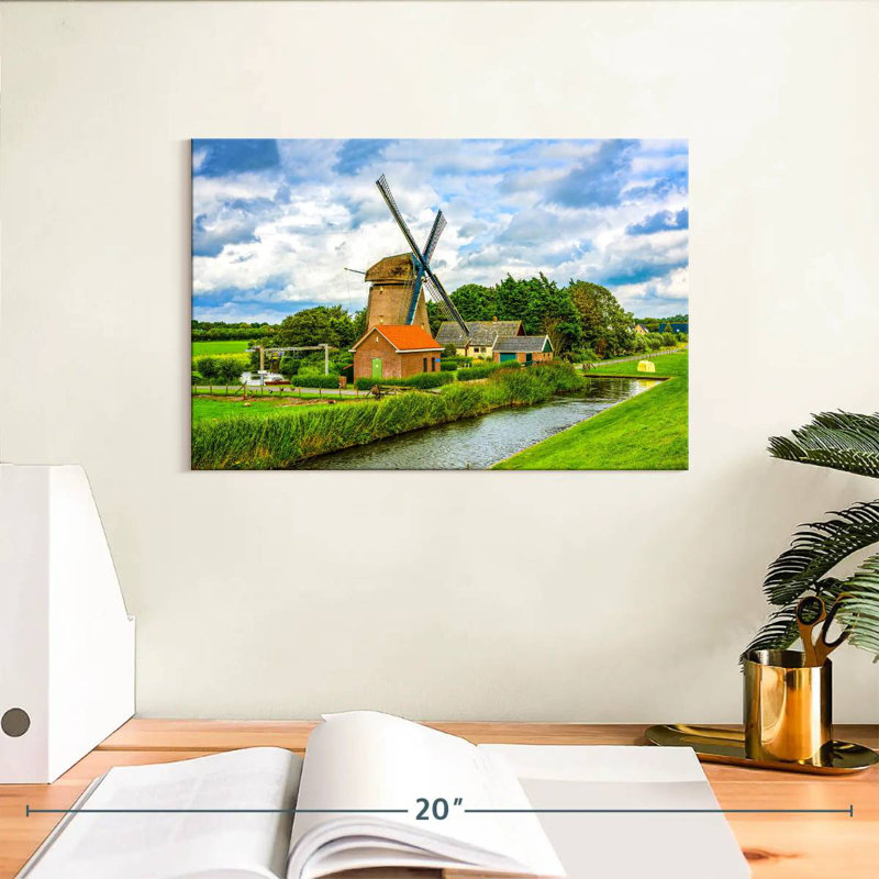 Moulin à vent hollandais Alvord, H 8 po x l 12 po