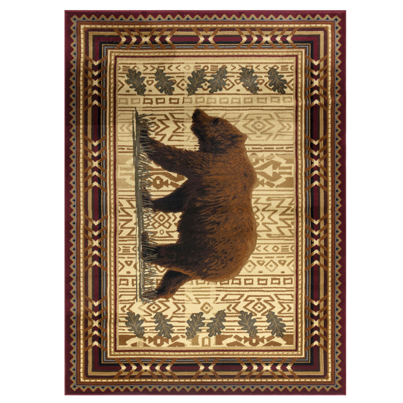 Tapis rectangulaire Devari 87 po x 63 po