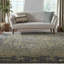 Modern & Stylish Haddon Hand-Knotted Soft Cotton Wool Oriental Black Brown Rectangle Area Rugs-1732183329
