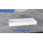 Cpingao 48"x18" Stone Resin Wall Mounted Floating Sink Dou 17.99'' Solid Surface Rectangular Bathroom Sink