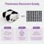 Tapis à poils longs noir / blanc Modern-1966073831-1965875304