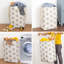 Canvas Rolling Laundry Bin with Handles-1664458268