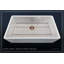 Évier de ferme de luxe en argile réfractaire de luxe 36 pouces, façade plate-82987245