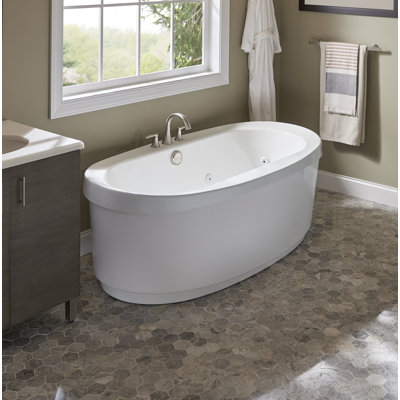 Inizio™ 65.5" x 35.625" Roll Top Freestanding Tub