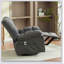 Fauteuil inclinable pivotant surdimensionné à massage avec vibrateur, chauffage et port USB pour un confort et une détente ultimes-592398894