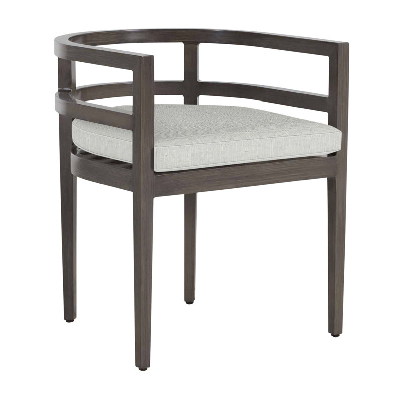 Chaise avec accoudoirs en aluminium Santa Barbara, Pas de soudure, Argent Vérone