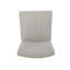 Ensemble de 2 tabourets de comptoir capitonnés contemporains en tissu, gris clair-1051082676