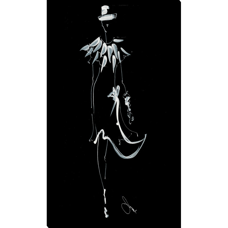 « sophie », impression sur toile, H 60 po x l 36 po x P 1,5 po, Toile tendue