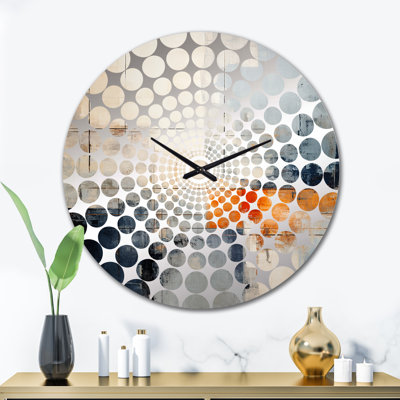 Horloge murale Wilhelme - Collages abstraits