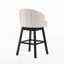 Tabouret de bar pivotant à 360 degrés