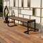 BANC EN BOIS ET MÉTAL-105469209