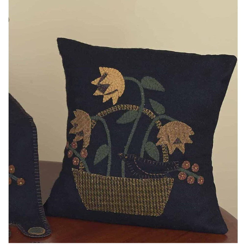 Wool Blend Throw Pillow