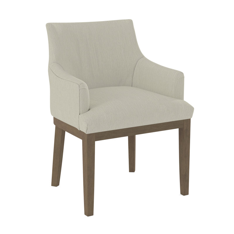 19'' H Upholstered Armchair, Weathered Gray, 61689-88