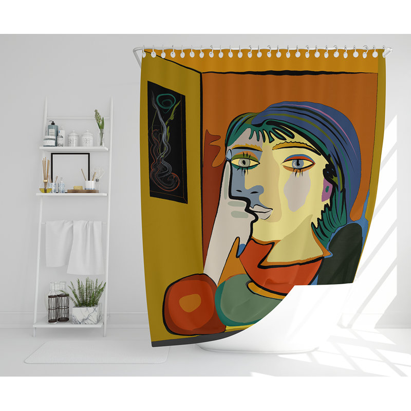 13 Piece Elitha Polyester Shower Curtain Set