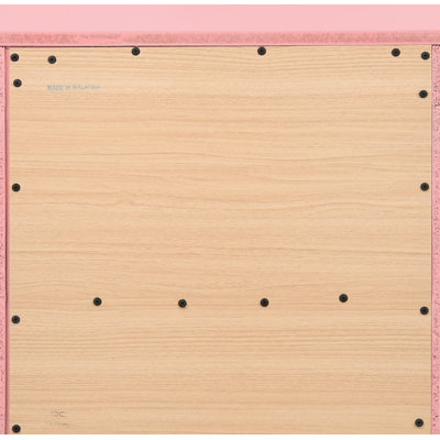 Temara Pink 2 Drawers Nightstand