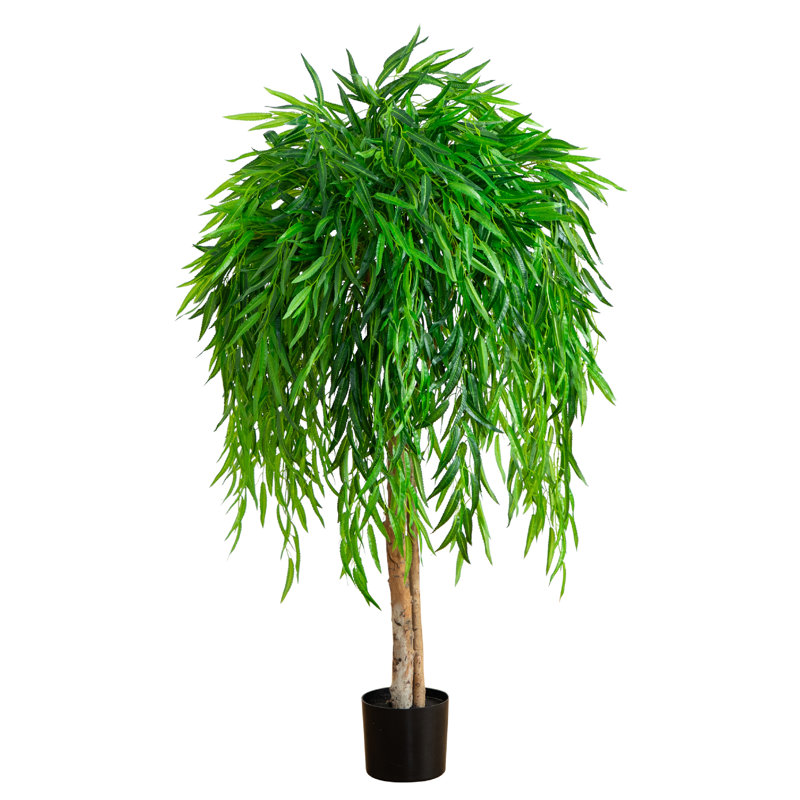 6ft. Willow Artificial Tree (Real Touch), 48" H x 32" W x 32" D