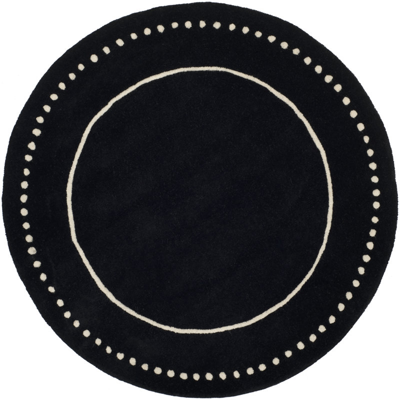 Cruz Hand Tufted Wool Rug, Round 3'