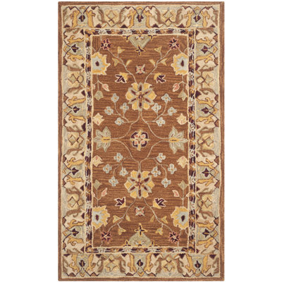 Tapis oriental en laine touffeté à la main Tingley