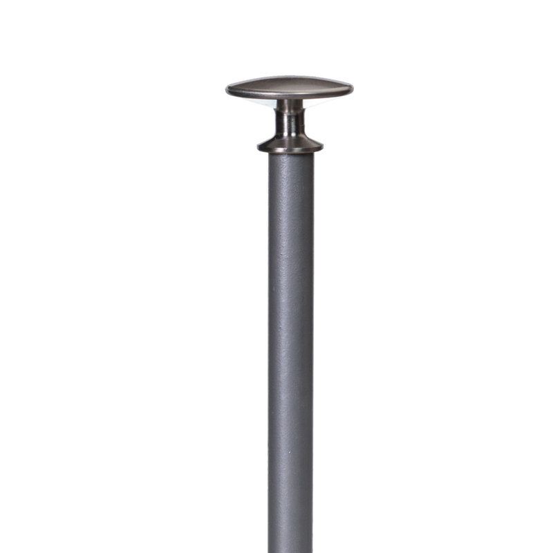 Geraci Adjustable Single Curtain Rod, 2" H x 84" W x 4.5" D