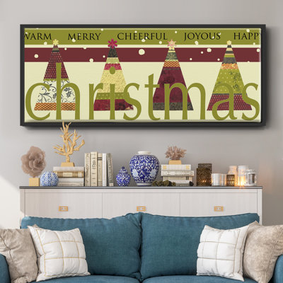 «Happy Merry Joyous», toile encadrée