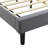 DeCoro Mornington Upholstered Platform Bed w/ Metal Frame-50276467-25804251