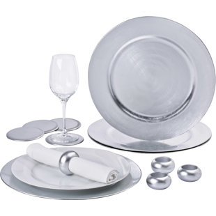 12pc Charger Plate Set