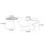 Table basse moderne et luxueuse