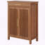 Armoire de rangement à chaussures à 5 niveaux avec portes à persiennes et tiroir