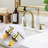 Widespread Bathroom Faucet with Drain Assembly-92906214