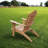 Anayha Teak Wood Adirondack Chair With Cup Holders-94414002