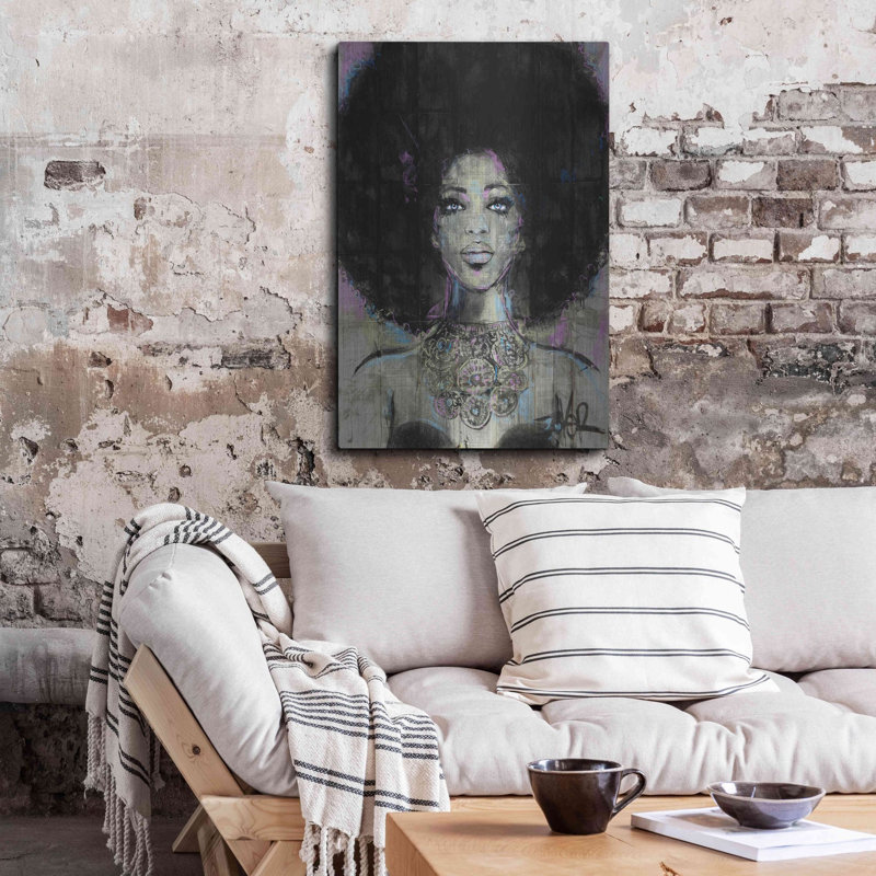  «Soul» par Loui Jover, art mural en métal, 24 po x 36 po