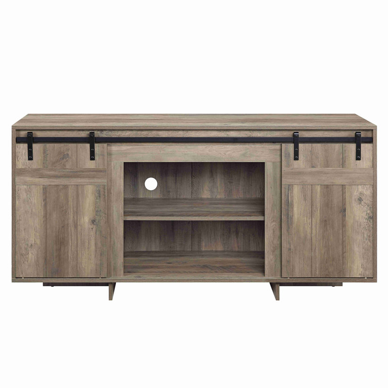 Bellarosa Gray Washed Finish TV Stand