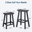 Tabouret de bar extérieur 24 po, chaises de bar en PEHD avec repose-pieds-361119982-361119983