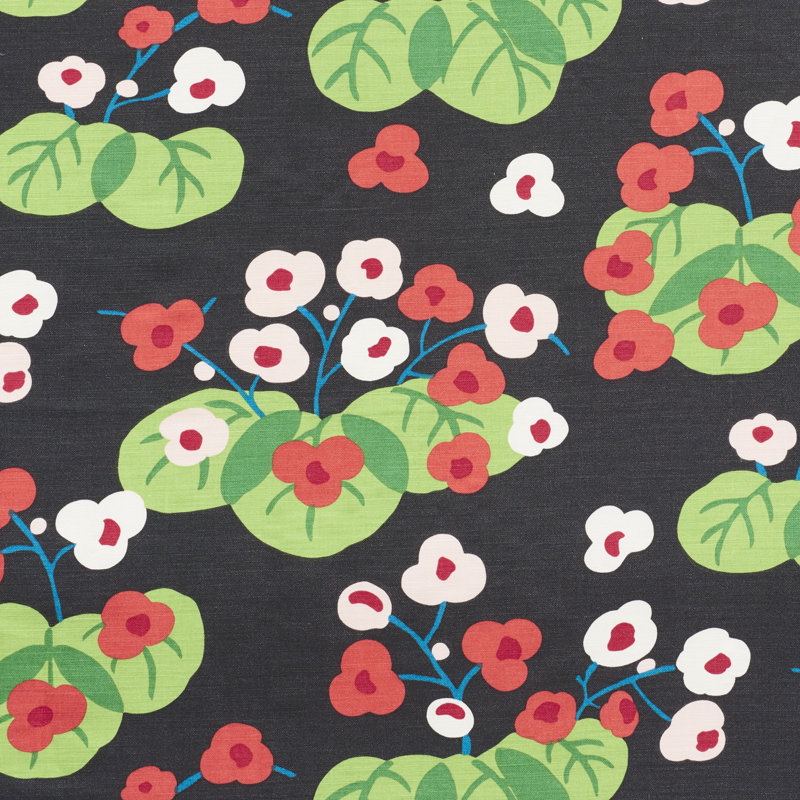 Saku Fabric, Soft Black