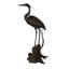Copper and Metal Great Heron Perched Fountain