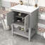 Ensemble de meuble-lavabo simple avec plateau Monta 24-183189595