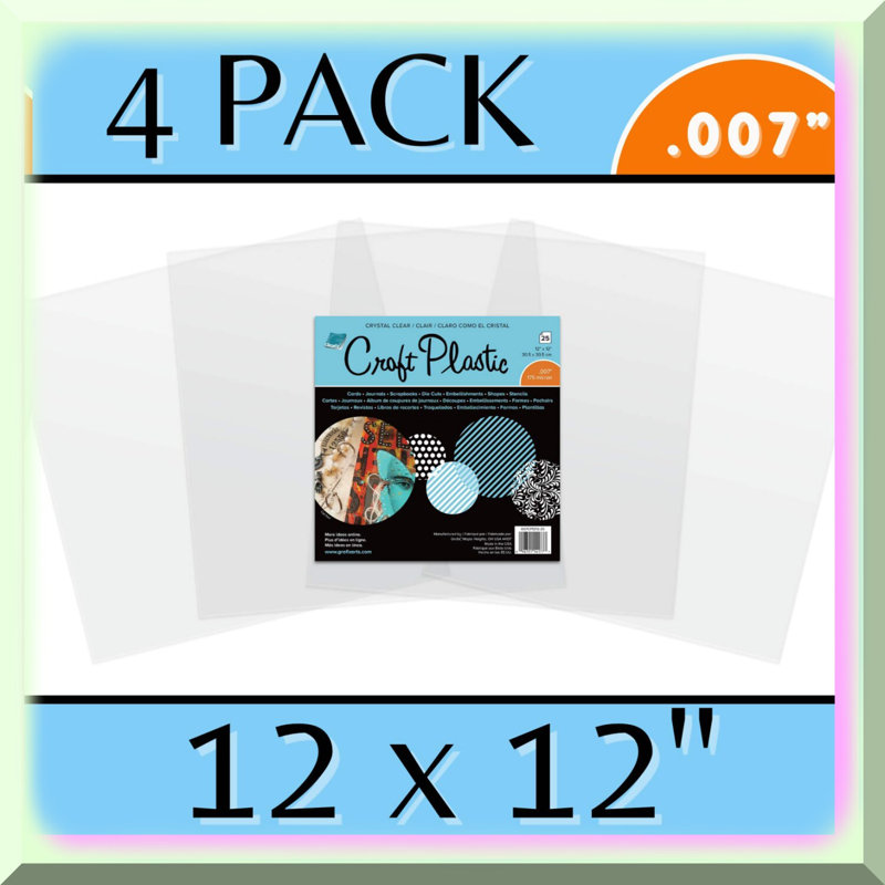 ClearView 007 Plastic Sheets 4-Pack