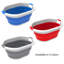 Panier pliable - Panier à main escamotable polyvalent peu encombrant pour le camping, les produits de nettoyage et le portage par Home Collection-347254722