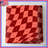 Red Wavy Checkered Quilted Bedspread All Sizes-128742027