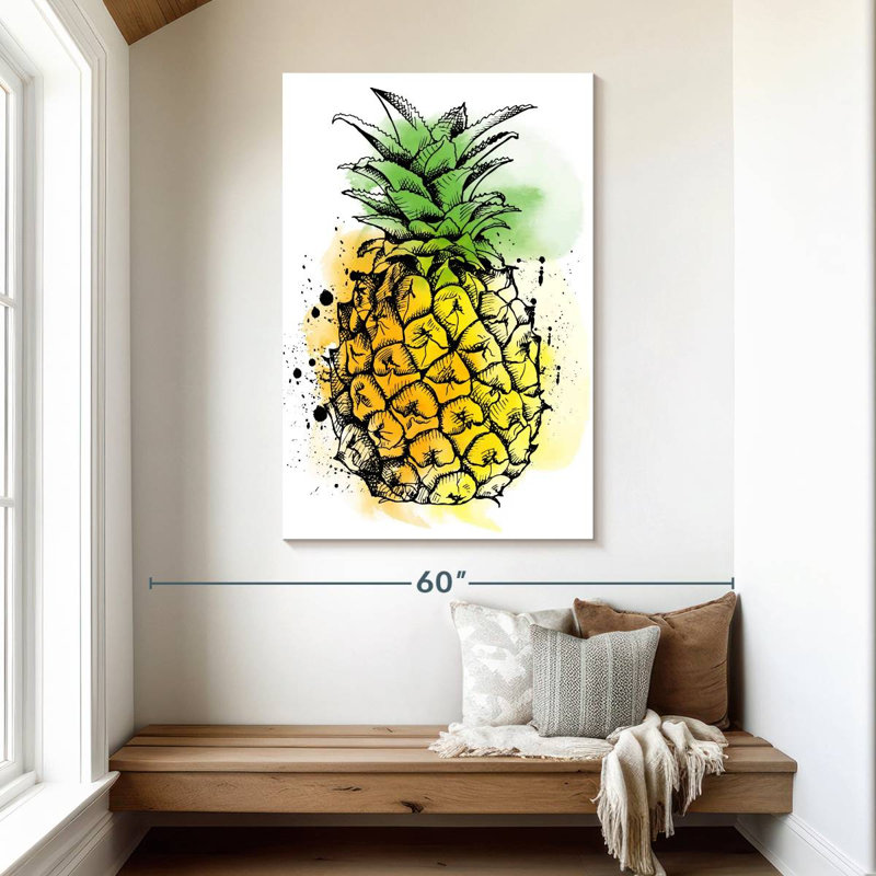 Yarlin Tropical Pineapple, 48" H x 32" W