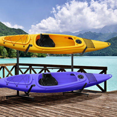 Dewi Steel Freestanding Adjustable Kayak Rack