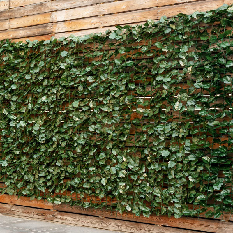 Ample 150cm H x 300cm W Green Polyethylene Yard/Privacy Fence