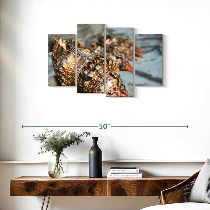 Aletra Ocean Shells, 22" H x 36" W